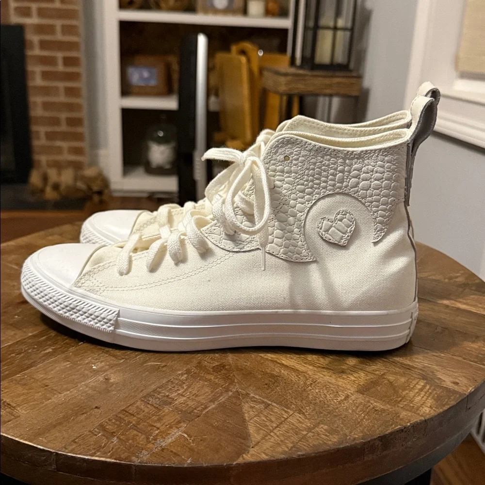 Chuck Taylor All Star High Top Western Embroidery Sneakers 9 NWOB - Picture 5 of 13